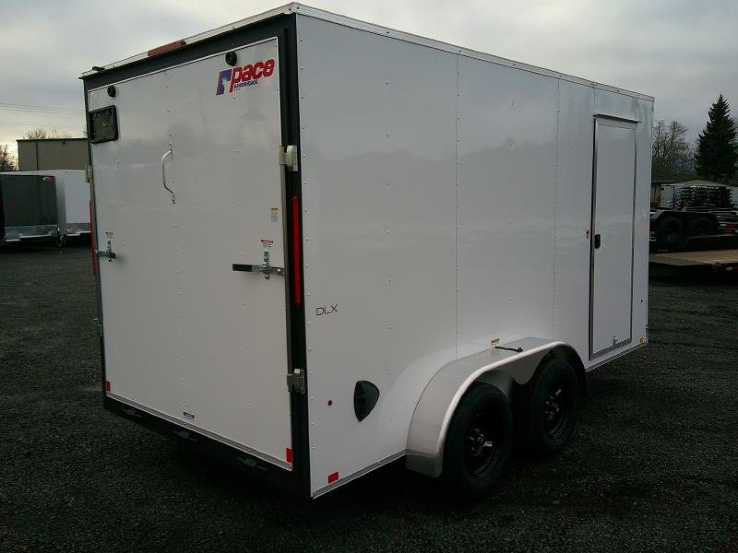 New 7x14 Tandem Axle 7K Enclosed Cargo Trailer