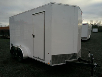 New 7x14 Tandem Axle 7K Enclosed Cargo Trailer
