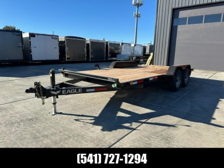 New 7x18 Tandem Axle 10k Flatbed Trailer