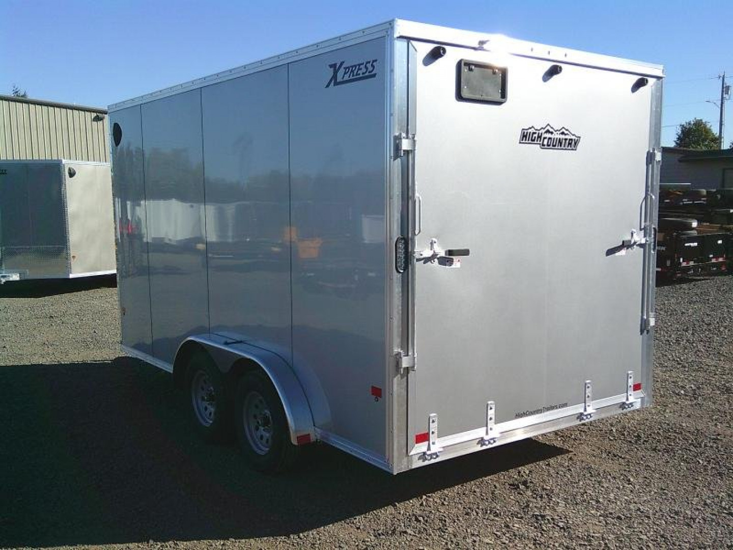 Used 7X14 Tandem Axle 7K Enclosed ALL Aluminum Cargo Trailer