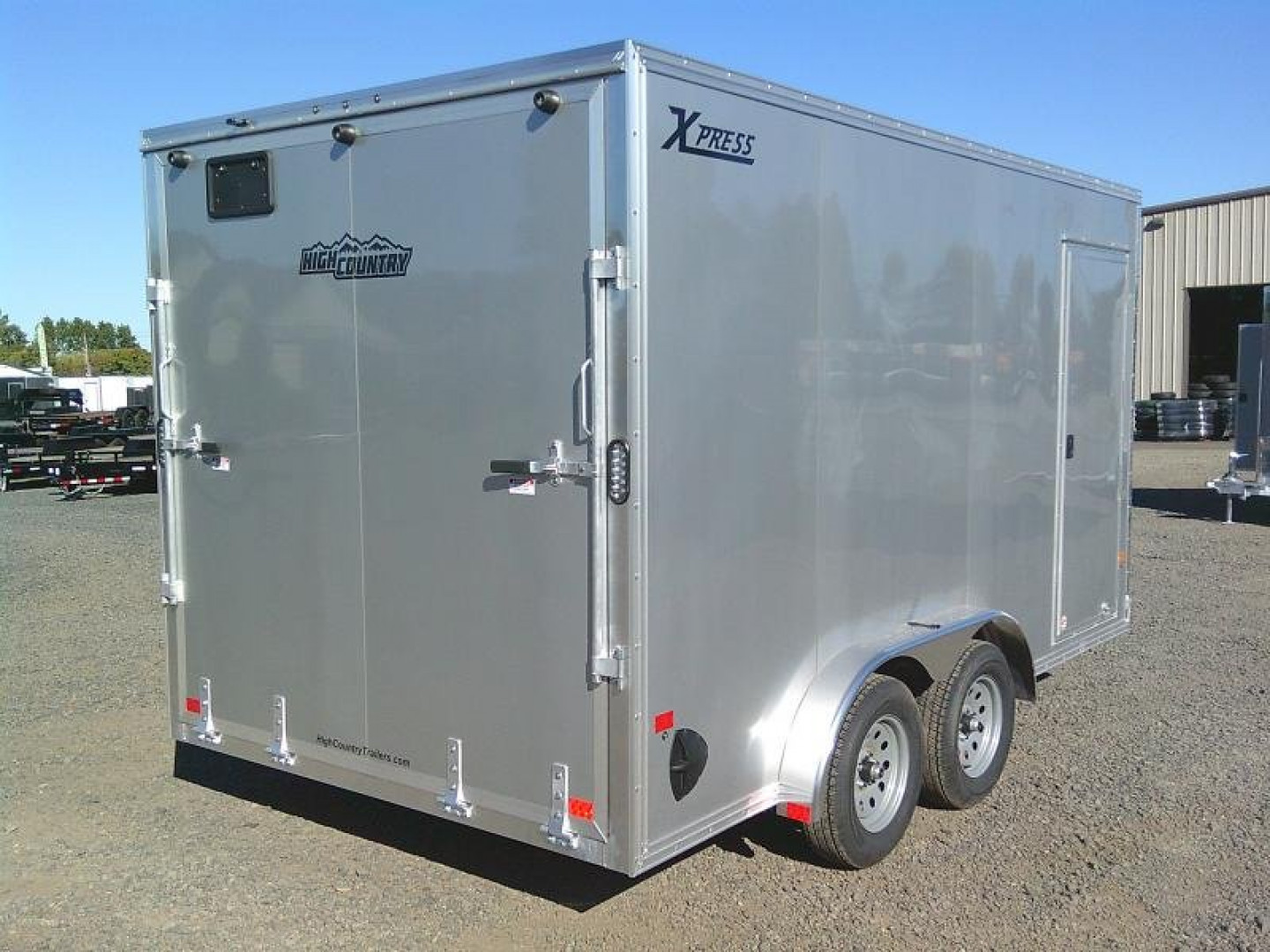 Used 7X14 Tandem Axle 7K Enclosed ALL Aluminum Cargo Trailer