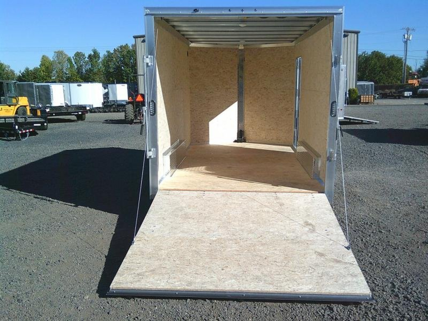 Used 7X14 Tandem Axle 7K Enclosed ALL Aluminum Cargo Trailer