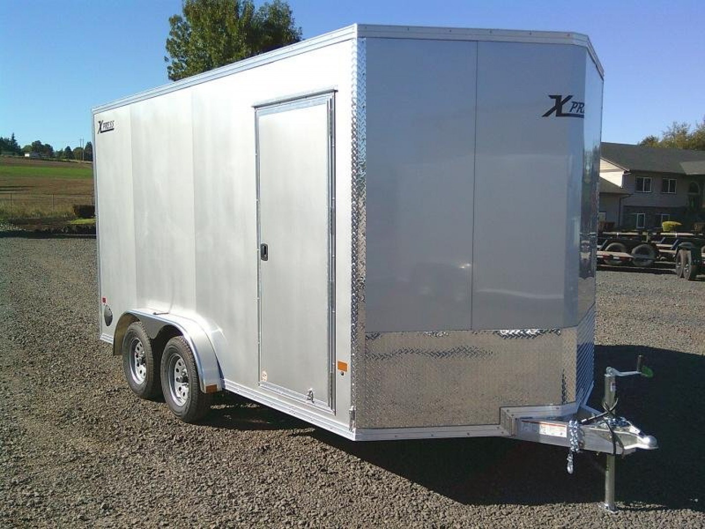 Used 7X14 Tandem Axle 7K Enclosed ALL Aluminum Cargo Trailer