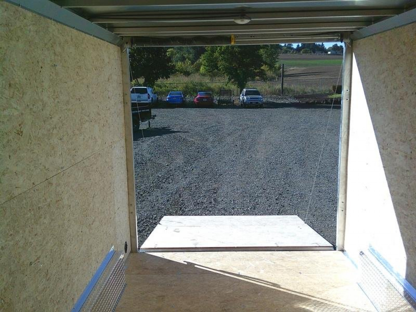 Used 7X14 Tandem Axle 7K Enclosed ALL Aluminum Cargo Trailer