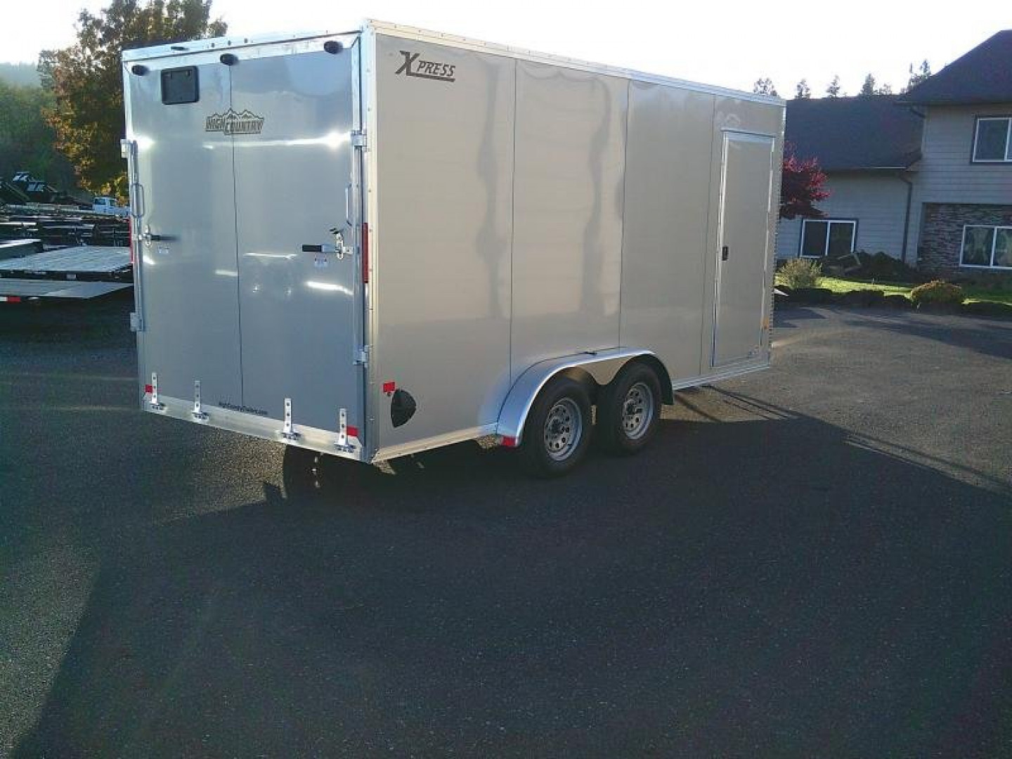 New 7.4X14 Tandem Axle 7K Enclosed ALL Aluminum Cargo Trailer