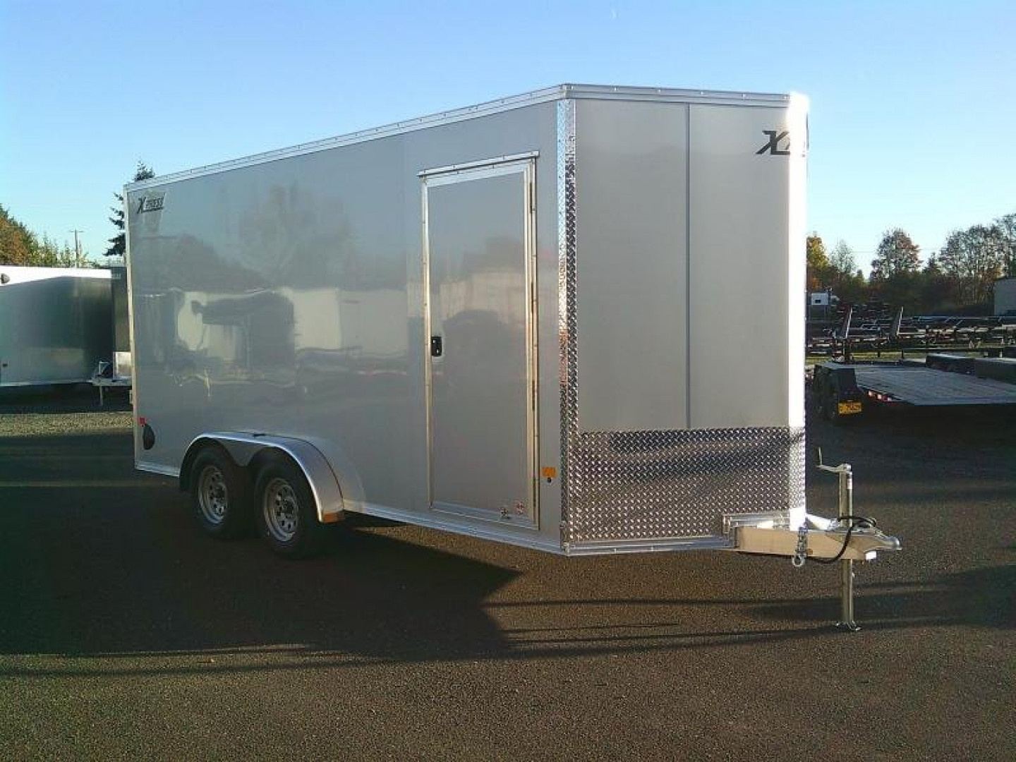 New 7.4X14 Tandem Axle 7K Enclosed ALL Aluminum Cargo Trailer