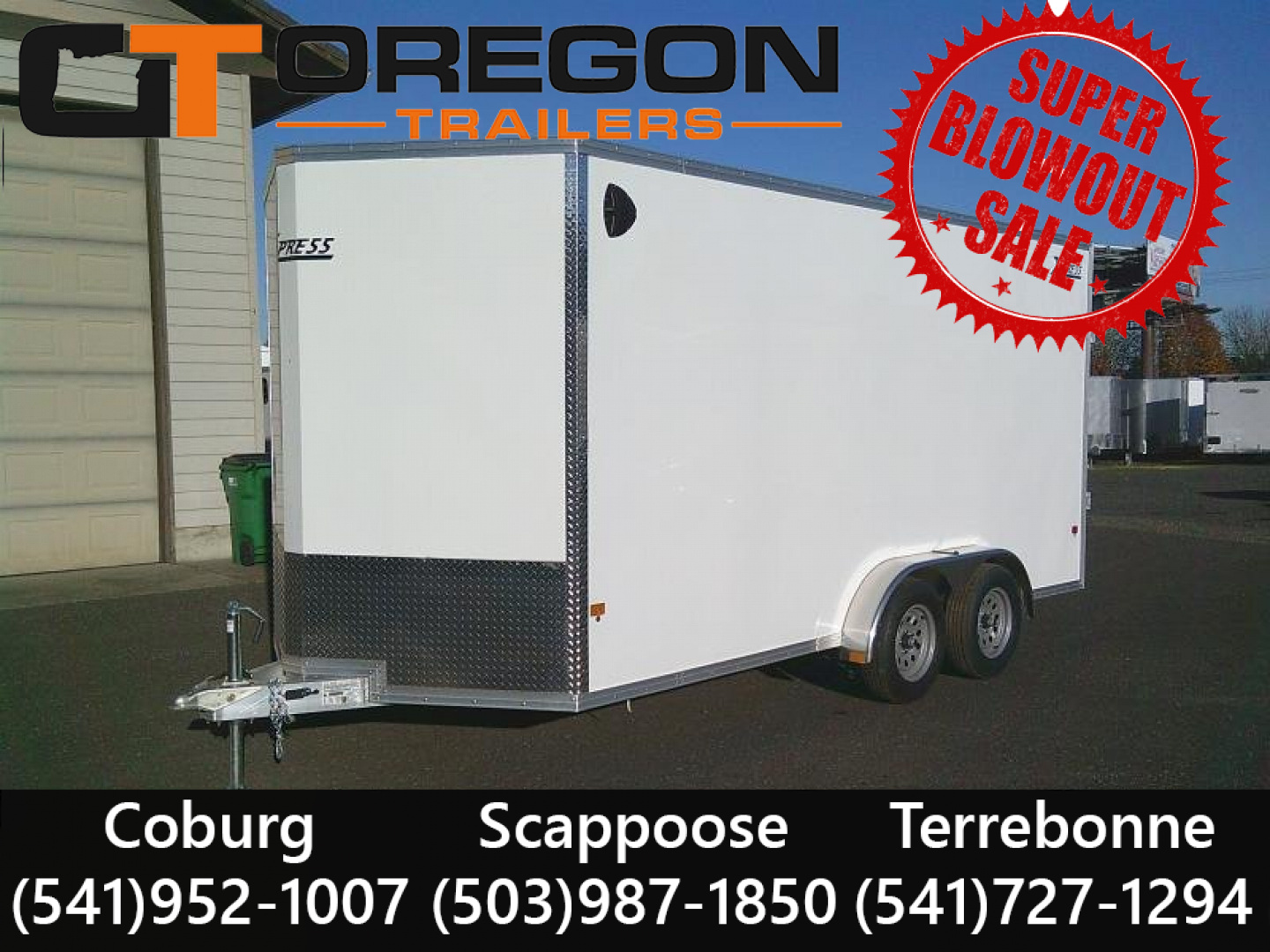 New 7.4X14 Tandem Axle 7K Enclosed ALL Aluminum Cargo Trailer