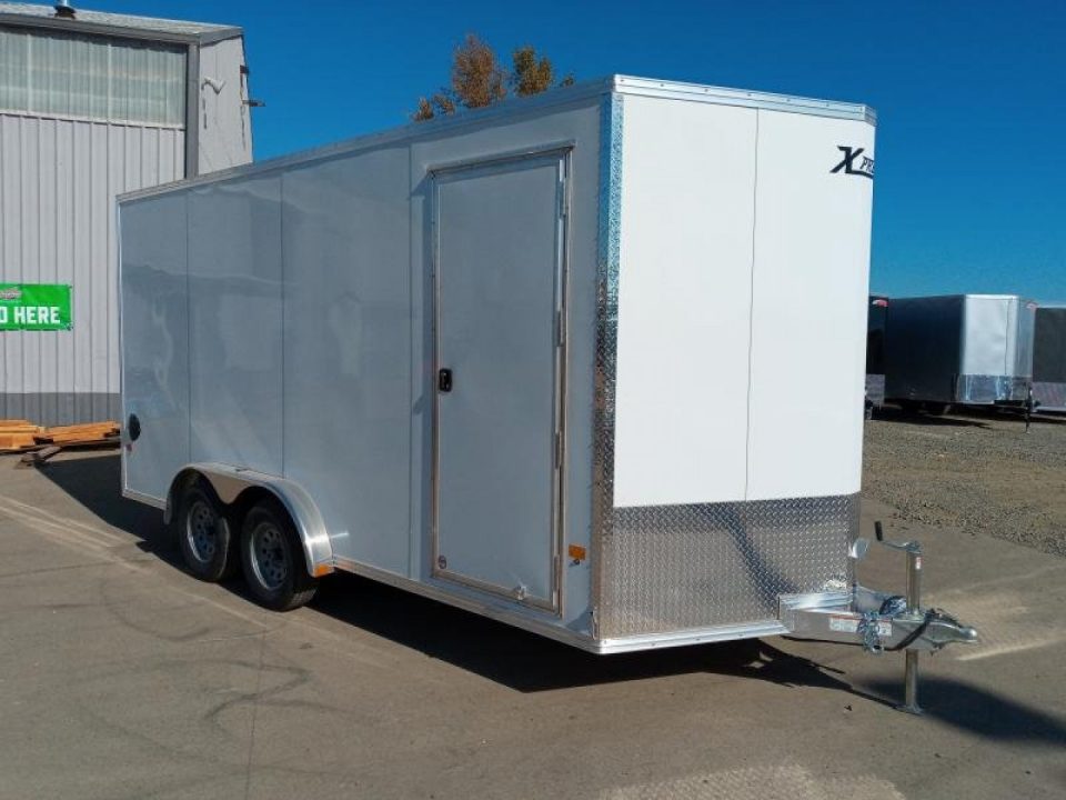 New 7.5X16 Tandem Axle 7K ALL Aluminum Enclosed Cargo Trailer