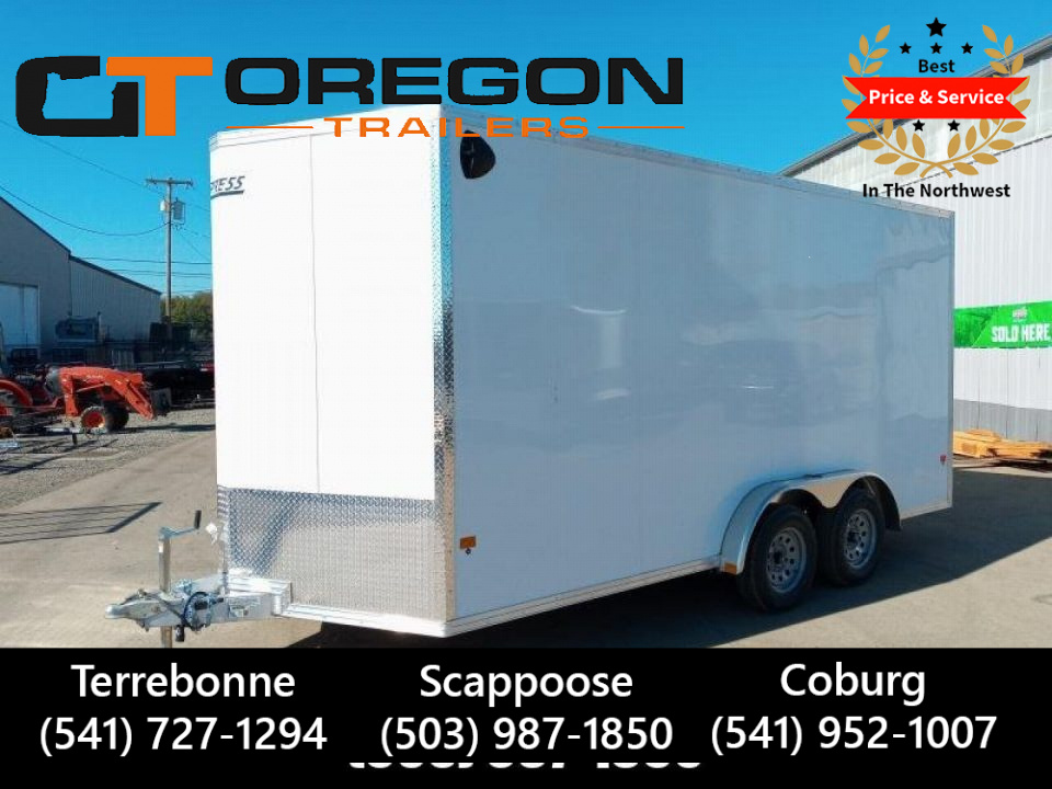 New 7.5X16 Tandem Axle 7K ALL Aluminum Enclosed Cargo Trailer
