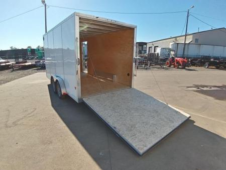 New 7.5X16 Tandem Axle 7K ALL Aluminum Enclosed Cargo Trailer