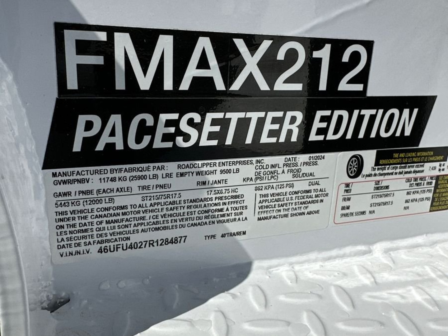 New (R1284877) 2024 Diamond C FMAX