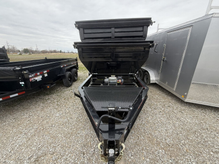 New 2024 Horizon Trailers RDZBP-14 ROLLSTER Dump Trailer (GVW:15260) ALL BLACK