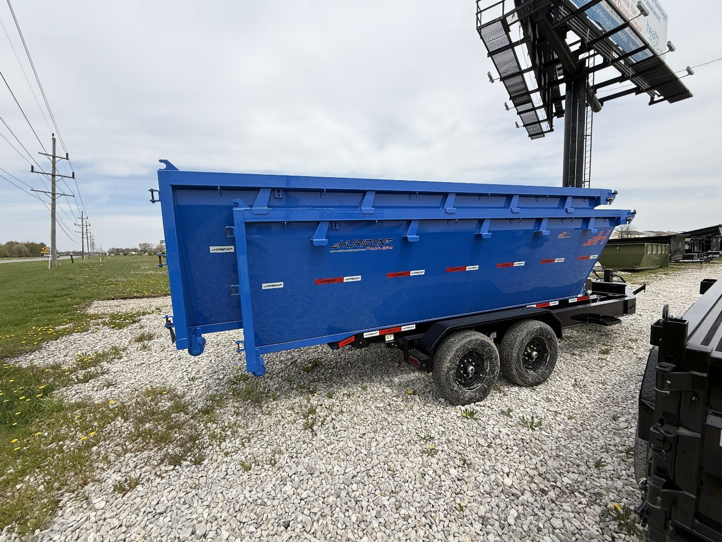 New 2024 Horizon Trailers RDZBP-14 ROLLSTER Dump Trailer (GVW:15260) ALL BLACK