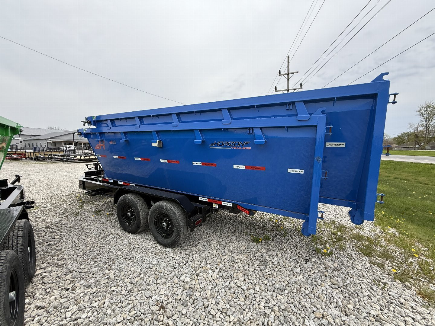 New 2024 Horizon Trailers RDZBP-14 ROLLSTER Dump Trailer (GVW:15260) ALL BLACK