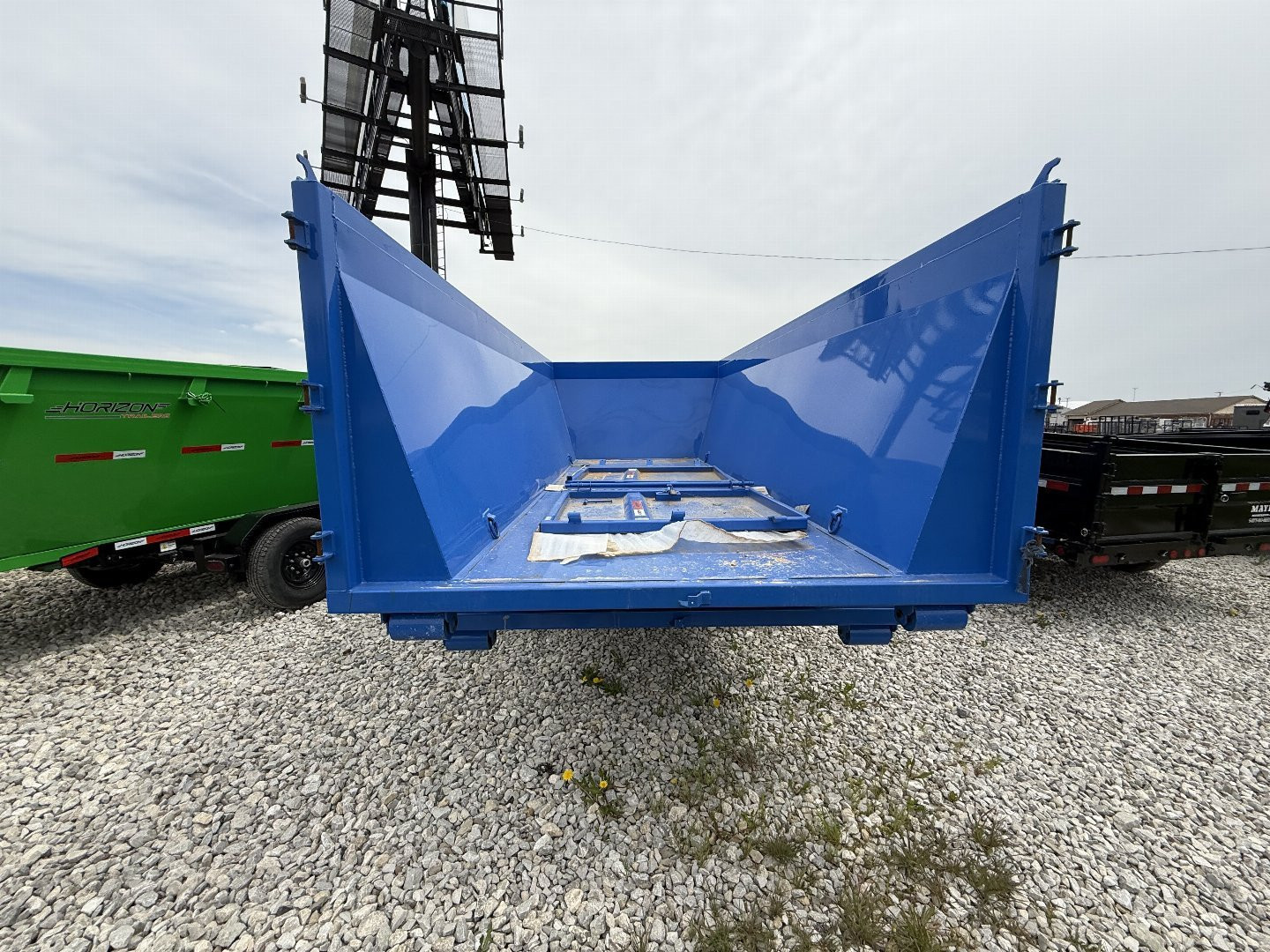 New 2024 Horizon Trailers RDZBP-14 ROLLSTER Dump Trailer (GVW:15260) ALL BLACK