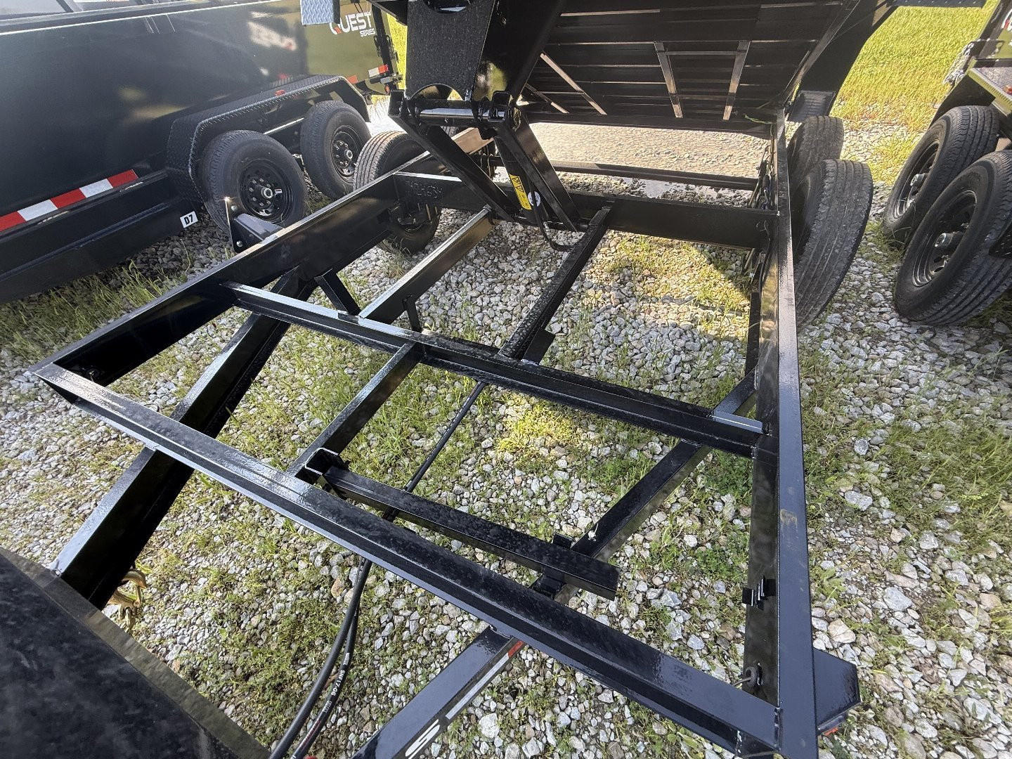 New 2026 PJ Trailers D7142 Dump Trailer 83X14 TA 24" SIDES (GVW:14000) BLACK