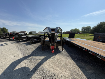 Used USED 2024 PJ Trailers LX302 Flatbed Trailer 102X30 TA SIGNLES DOVETAIL (GVW:18000) MONSTER RAMPS