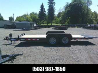New 7x18 Tandem Axle 14K Equipment Tilt Trailer