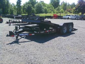 New 7x18 Tandem Axle 14K Equipment Tilt Trailer