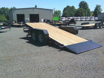 New 7x18 Tandem Axle 14K Equipment Tilt Trailer