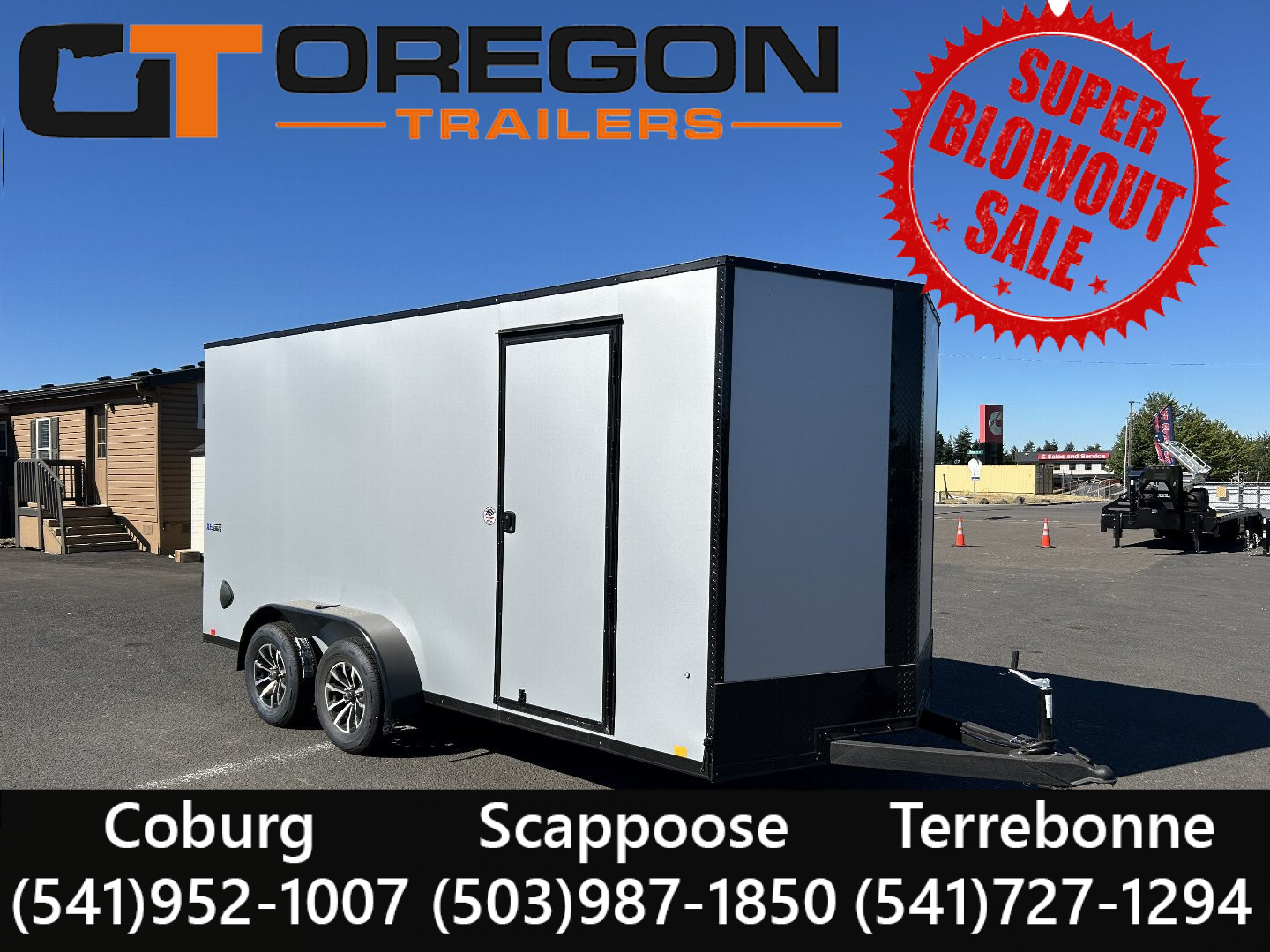 INTERCONTINENTAL EXPRESS トレーラー New 2025 Mirage 7x16 Enclosed Cargo Trailer with Rear Ramp Door 7K