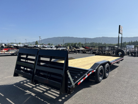 New 2025 Midsota 8.5x24 Flatbed Equipment Trailer 17.6K GVWR