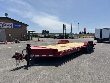 New 2025 Midsota 7x24 Split Tilt Equipment Trailer 17.6K GVWR