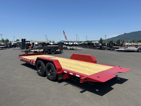 New 2025 Midsota 7x24 Split Tilt Equipment Trailer 17.6K GVWR