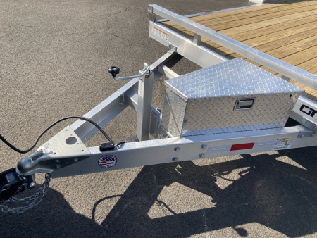 New 2025 Sure-Trac 7x18 Aluminum Power Tilt 7K GVWR