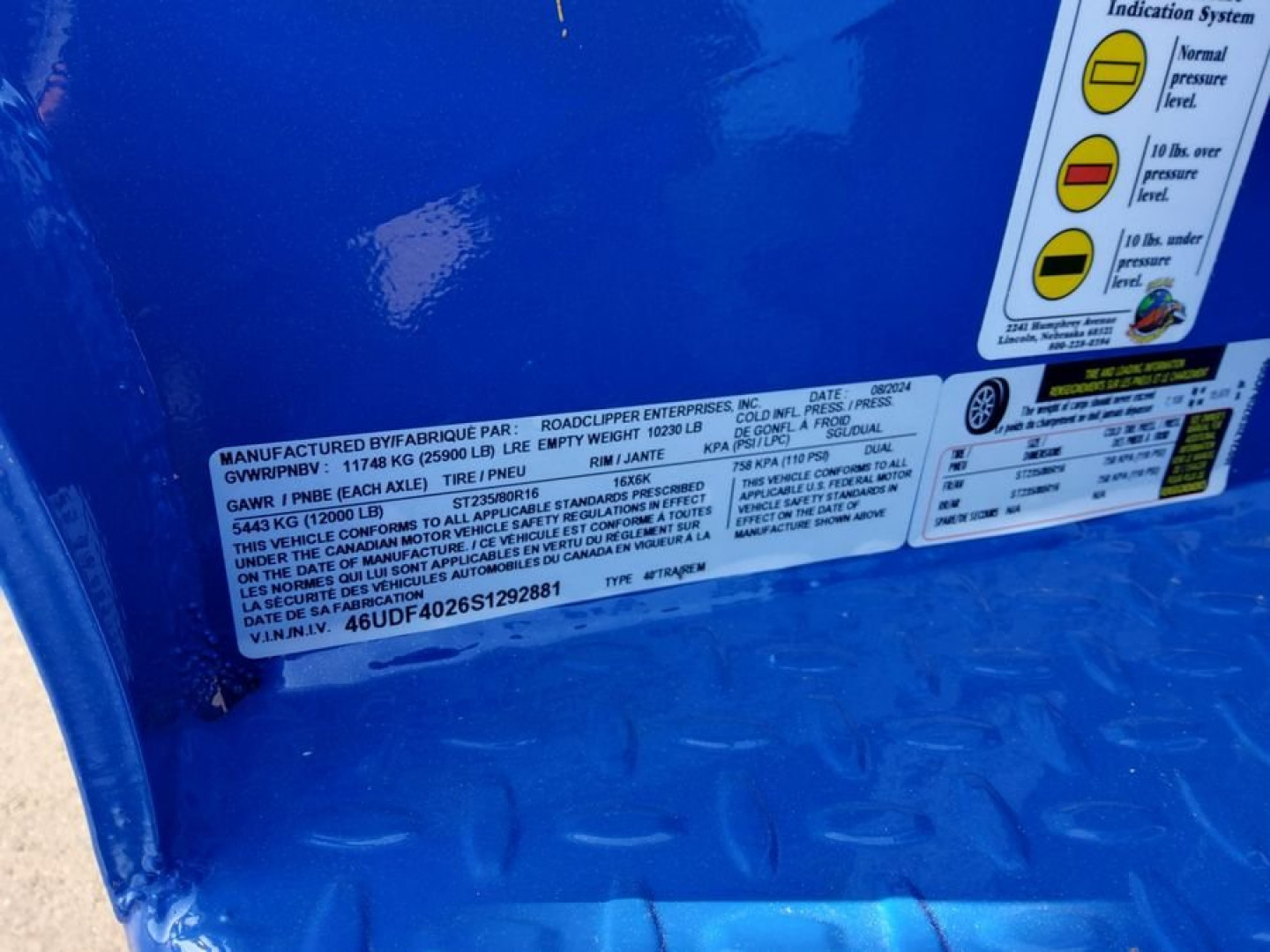 New (S1292881) 2025 Road Clipper FMAX