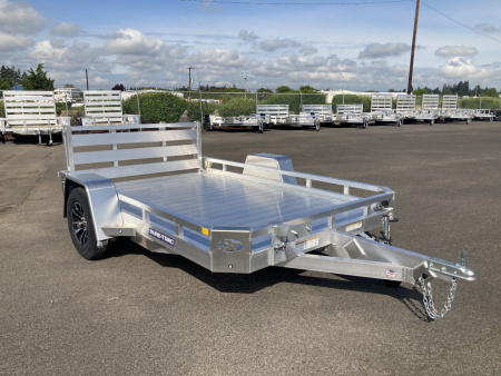 New 2025 Sure-Trac 7x10 Aluminum Low Side Utility 3K GVWR