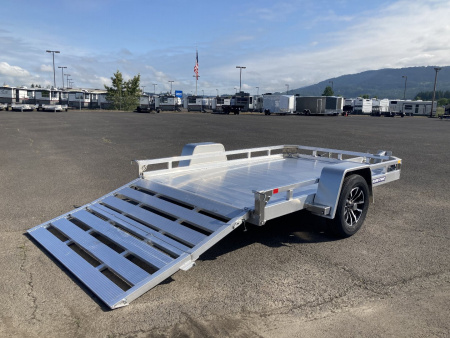 New 2025 Sure-Trac 7x10 Aluminum Low Side Utility 3K GVWR