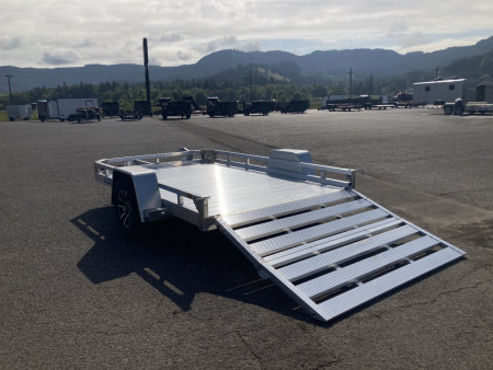 New 2025 Sure-Trac 7x10 Aluminum Low Side Utility 3K GVWR