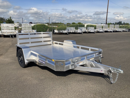 New 2025 Sure-Trac 7x10 Aluminum Low Side Utility 3K GVWR