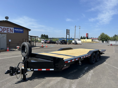 New 2025 Midsota 8.5x22 Split Tilt Equipment Trailer 17.6K GVWR