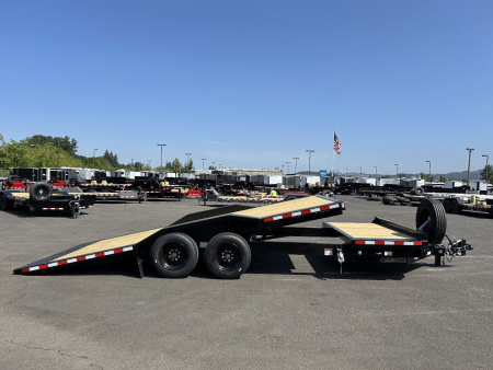 New 2025 Midsota 8.5x22 Split Tilt Equipment Trailer 17.6K GVWR