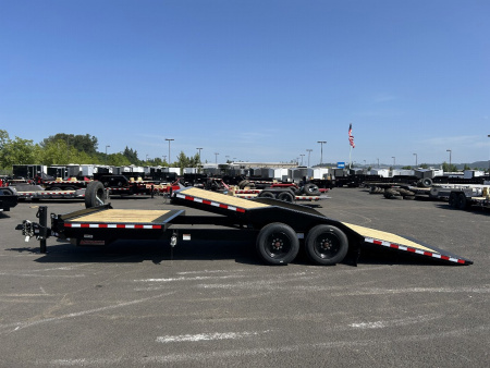 New 2025 Midsota 8.5x22 Split Tilt Equipment Trailer 17.6K GVWR