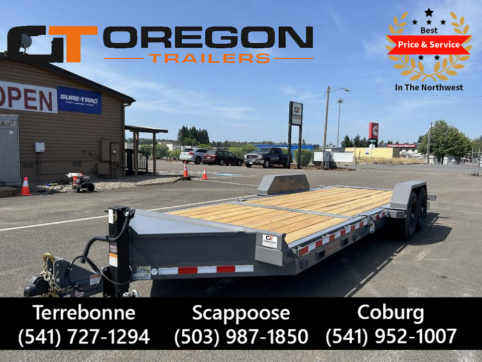 New 2025 Midsota 7x22 Split Tilt Equipment Trailer 15.4K GVWR