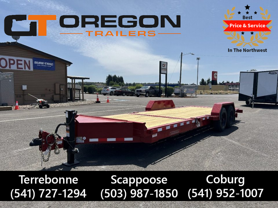 New 2025 Midsota 7x24 Split Tilt Equipment Trailer 15.4K GVWR