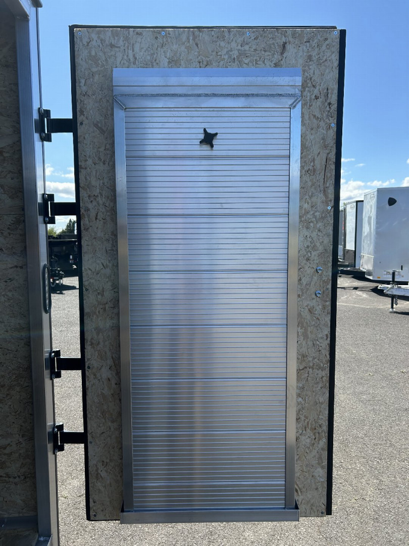 New 2025 ALCOM 7X14 LOADED Contractor Enclosed Trailer