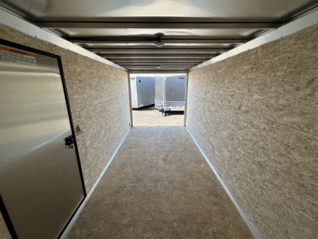 New 2025 ALCOM 7X14 LOADED Contractor Enclosed Trailer