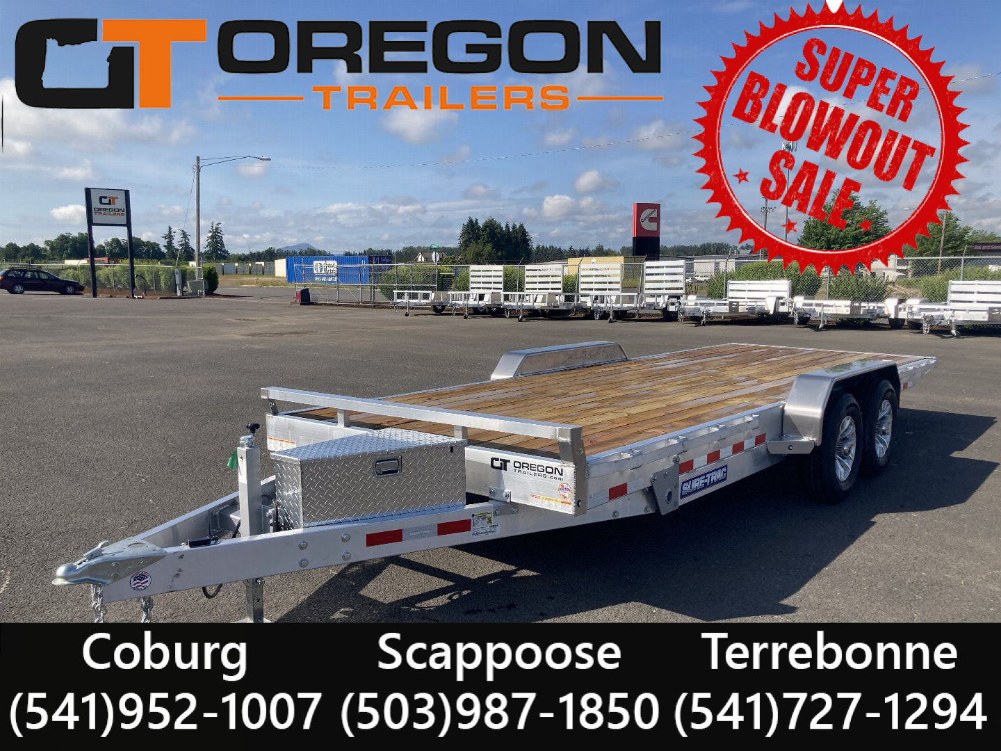 New 2025 Sure-Trac 7x20 Aluminum Power Tilt 10K GVWR