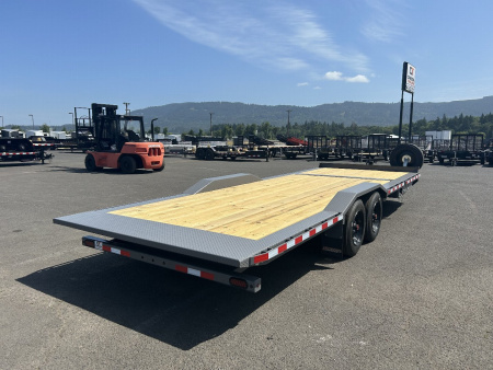 New 2025 Midsota 8.5x24 (18+8) Split Tilt Equipment Trailer 17.6K GVWR