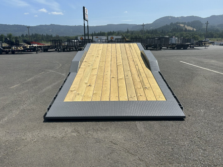 New 2025 Midsota 8.5x24 (18+8) Split Tilt Equipment Trailer 17.6K GVWR