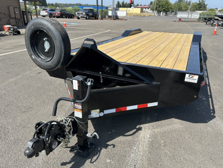 New 2025 Midsota 8.5X24 Flatbed Equipment Trailer 17.6K GVWR