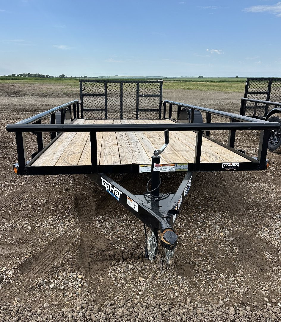 New 2025 Top Hat 14x83 DSP Utility Trailer