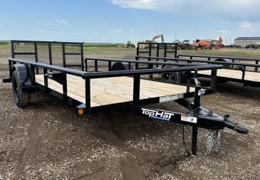 New 2025 Top Hat 14x83 DSP Utility Trailer