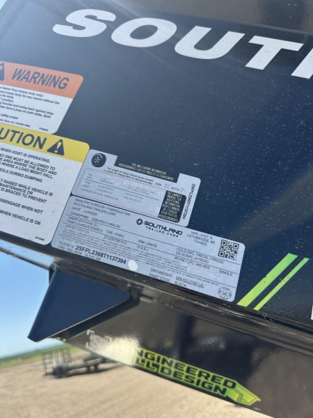 New 2026 Southland Trailers sl510-10k Dump Trailer