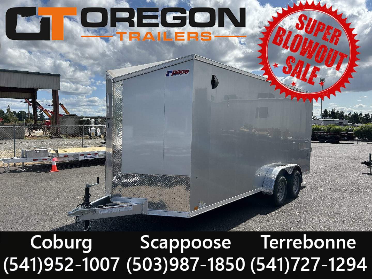 New 2025 Pace American 7x18 Aluminum Vision Enclosed 7K GVWR