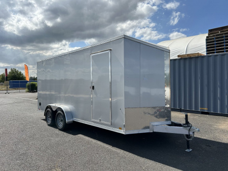 New 2025 Pace American 7x18 Aluminum Vision Enclosed 7K GVWR